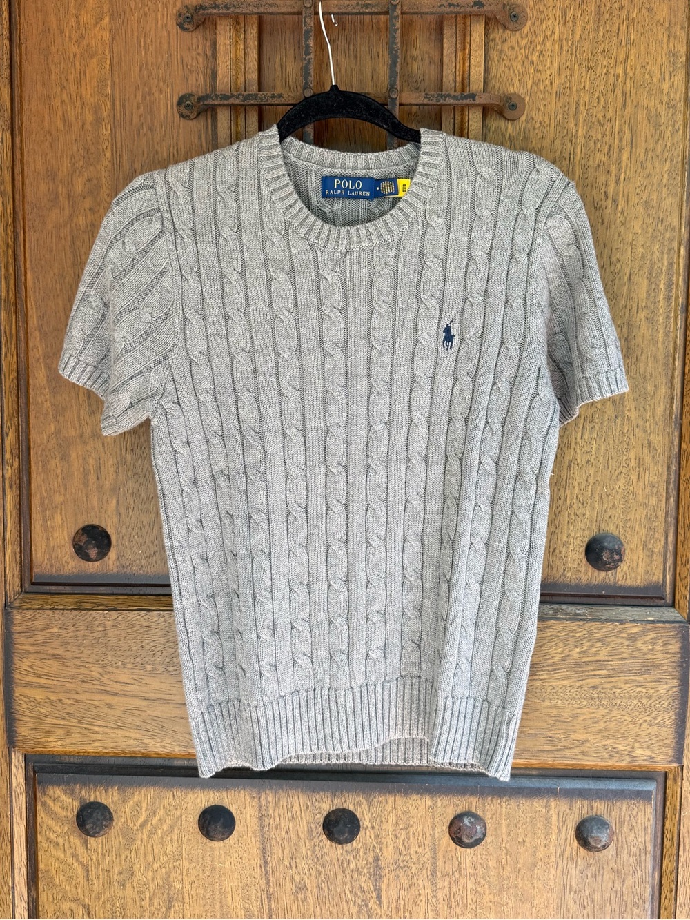 Polo by Ralph Lauren Light Gray Women’s Cable Knit Sweater Size M
